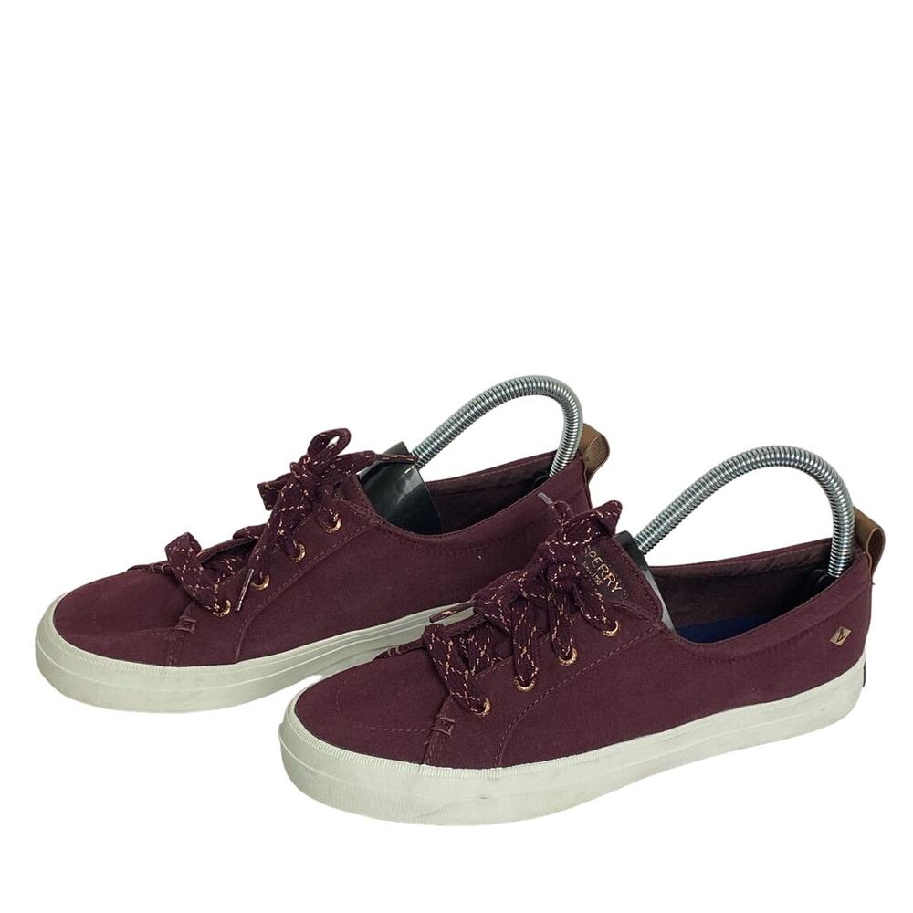 Sperry Women’s Maroon Memory Foam Top Sider Size 9